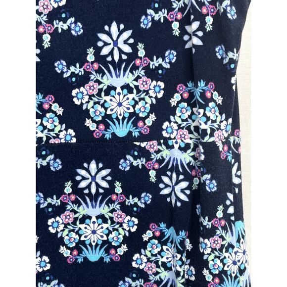 Talbots Knit Jersey Maxi dress in blue floral, size S - Picture 5 of 7